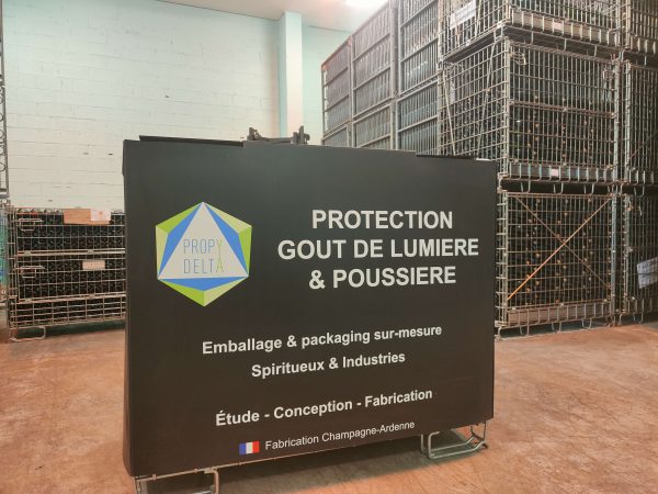 coiffes totales pour container filaire