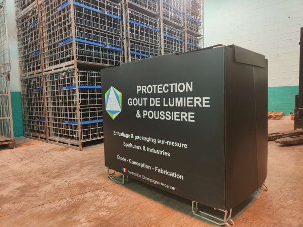 coiffes totales pour container filaire