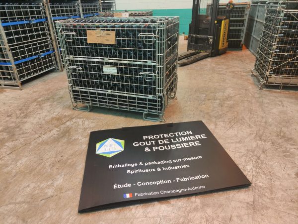 coiffes totales pour container filaire