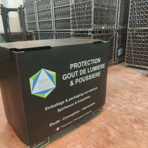 coiffes (sur mesure) pour containers filaires gout de lumiere